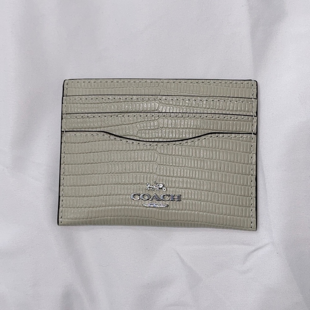Coach Slim ID card case, PALE GREEN